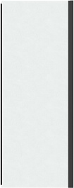 Grossman Боковая стенка Pragma 80x195 профиль черный матовый стекло шиншилла – фотография-1